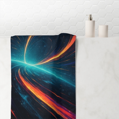 Gravitational Prism Tides stylish beach towels