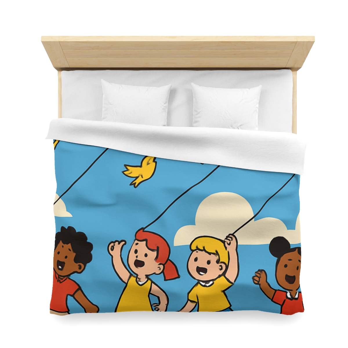 Rocket Kite Race soft comforter duvets