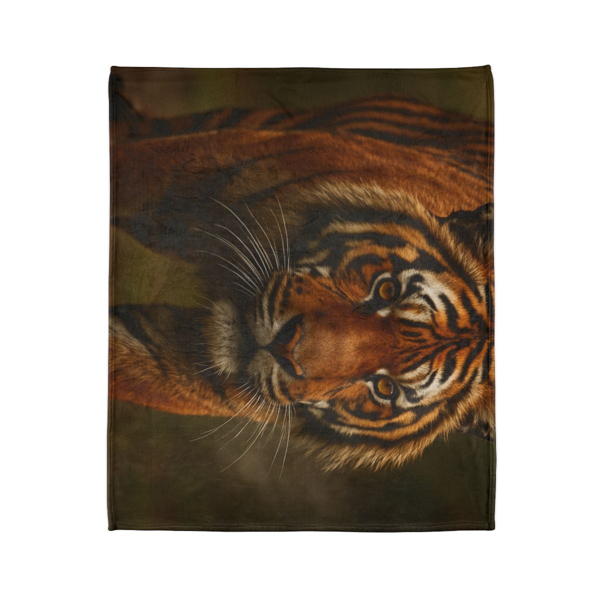 Forest Stalker Bengal Tiger trendy patterned blankets