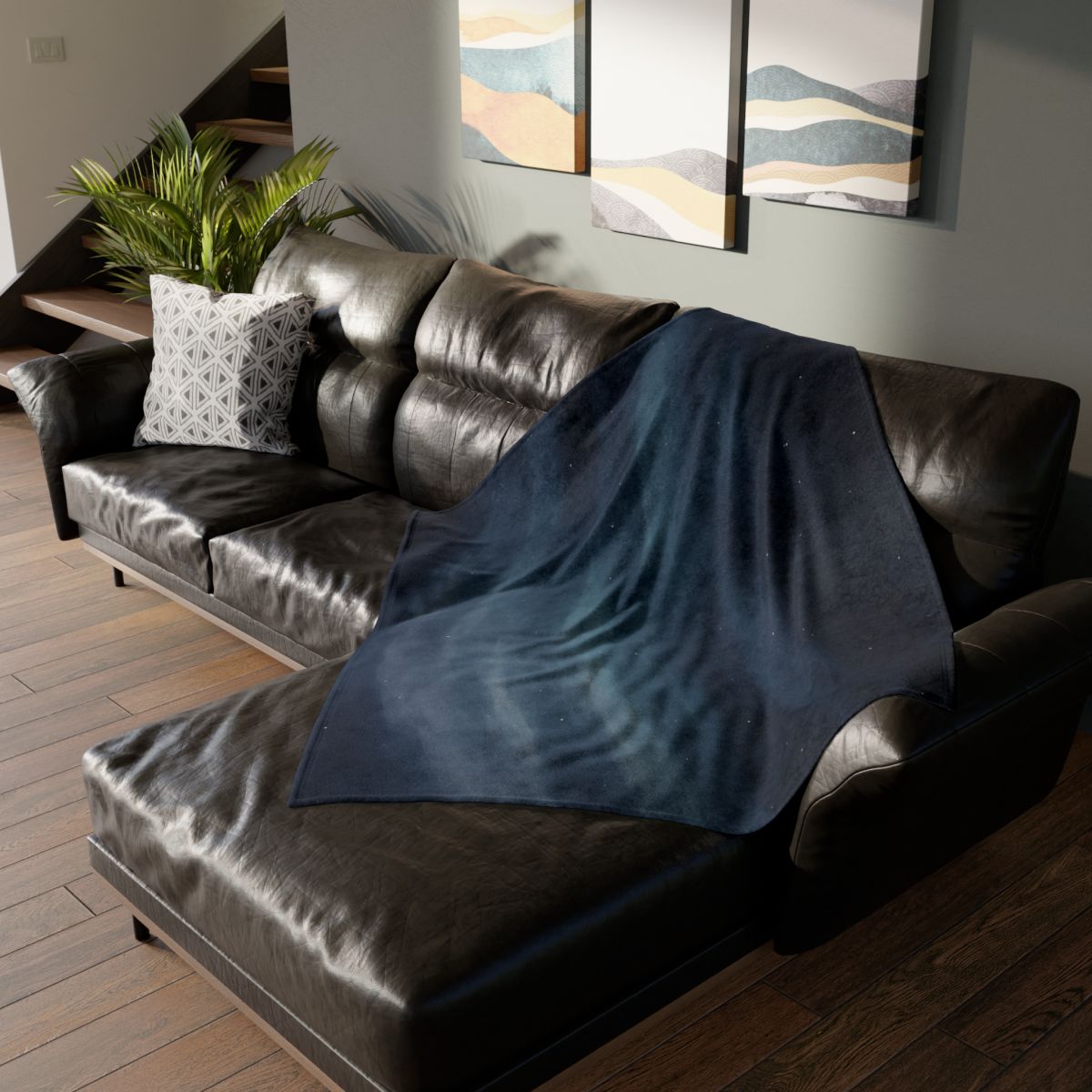 Cryo Nebula Veil Drift decorative home blankets