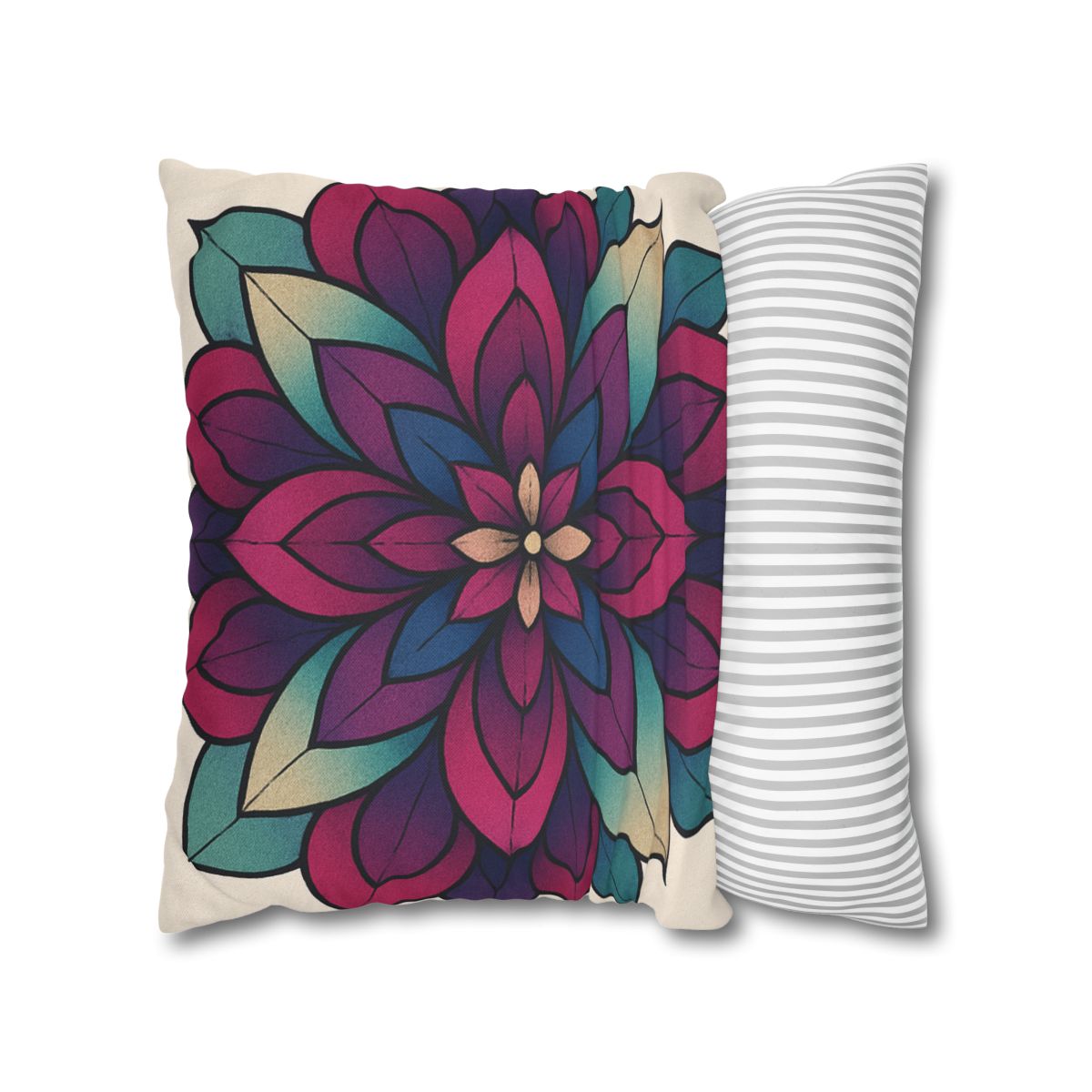 Petal Prism Overlap custom pillow cases