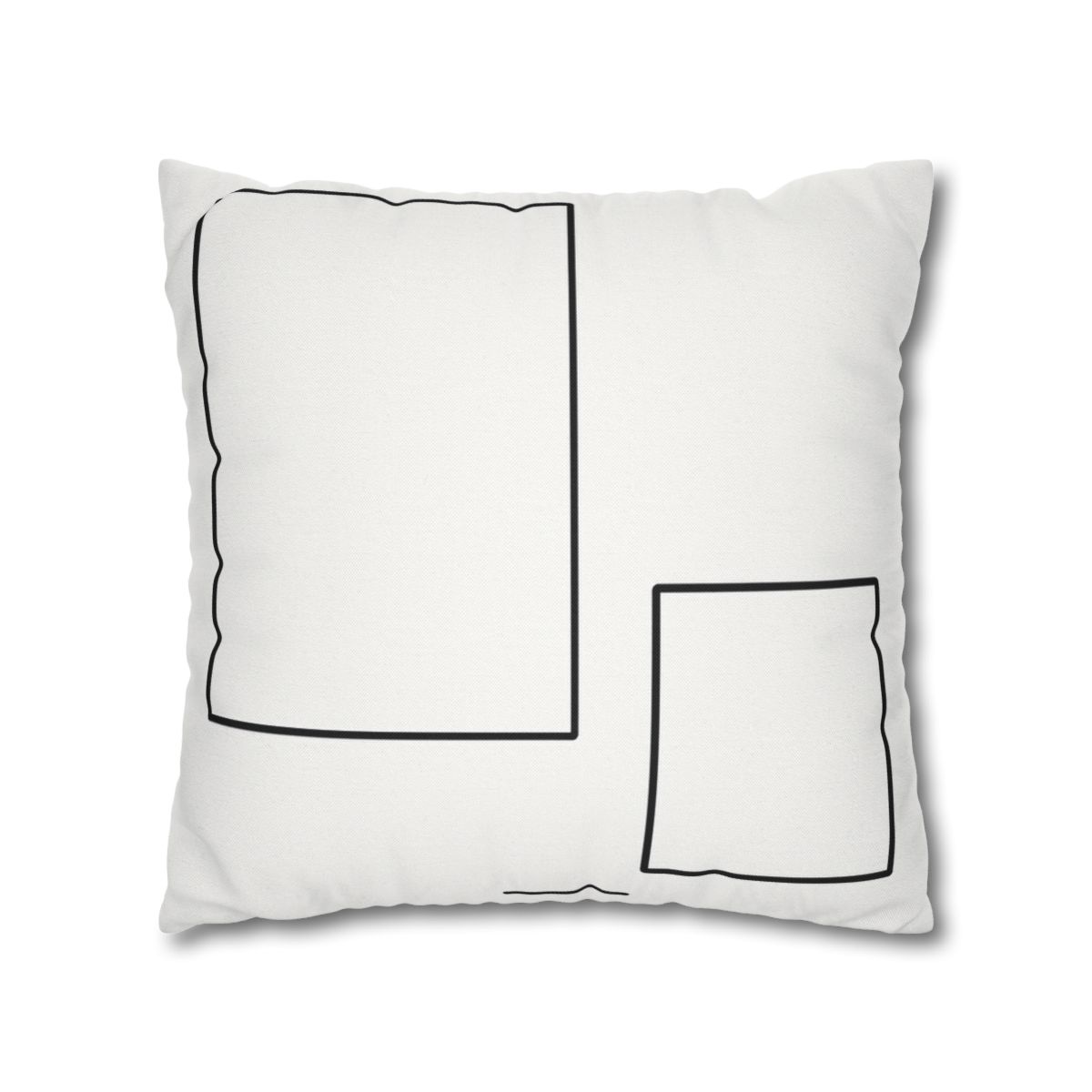 Offset Rectangle Pair With Anchor Line personalized pillow covers