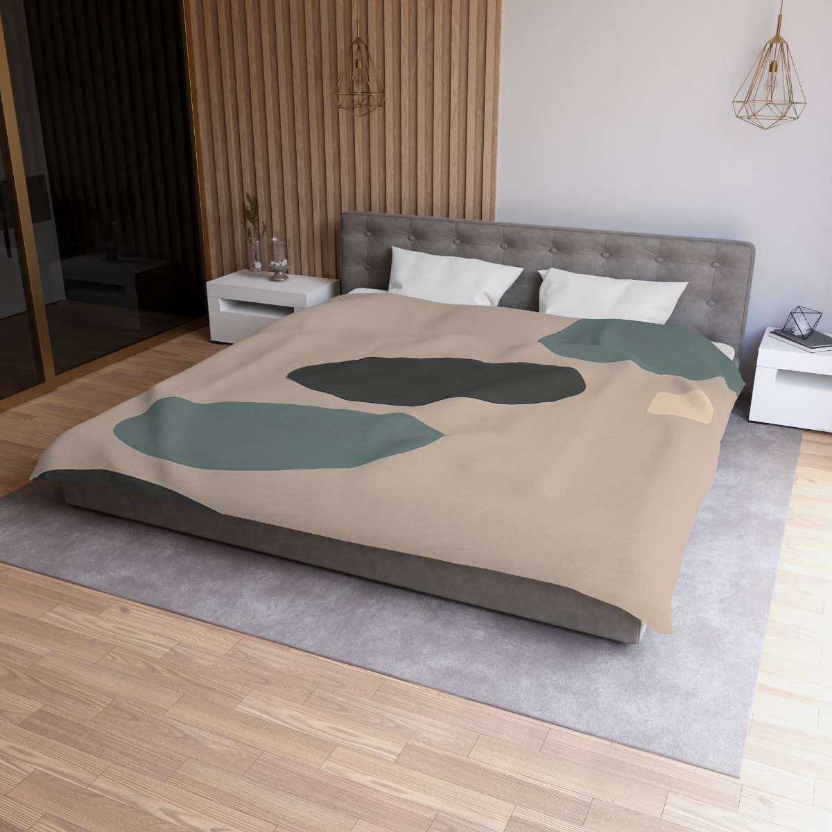 Staggered Ovals With Pause soft comforter duvets