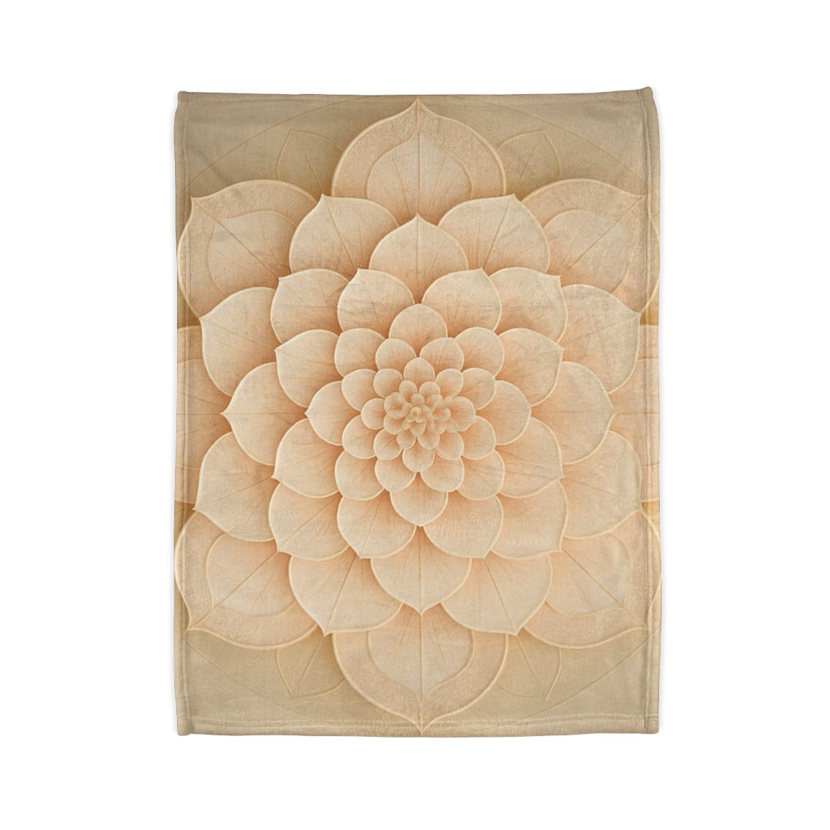Petal Mosaic Halo soft fleece blankets