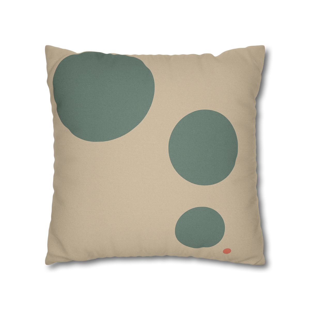 Quiet Triplet Of Offset Circles personalized pillow covers