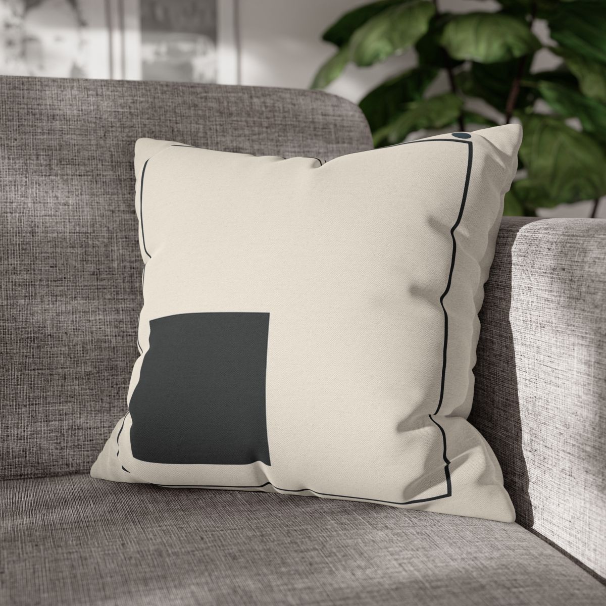 Balanced Triad With Open Frame soft cotton pillow cases