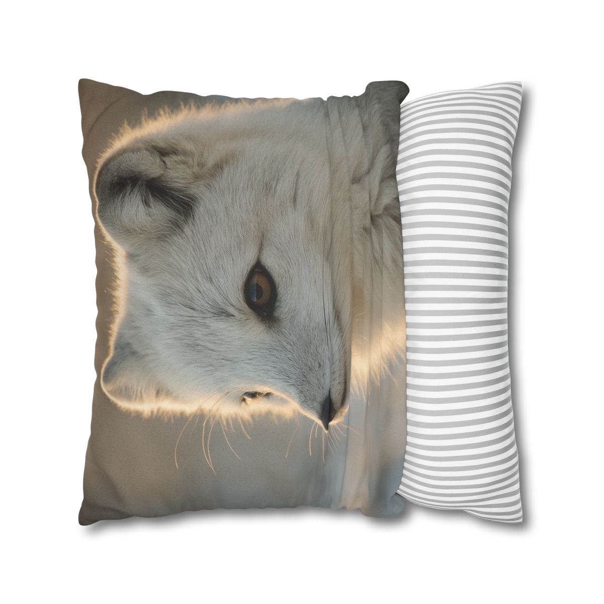 Ember Gaze Arctic Fox unique gift pillow cases