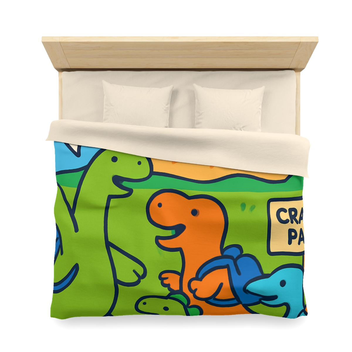 Cosmic Dino Field Trip unique patterned duvets