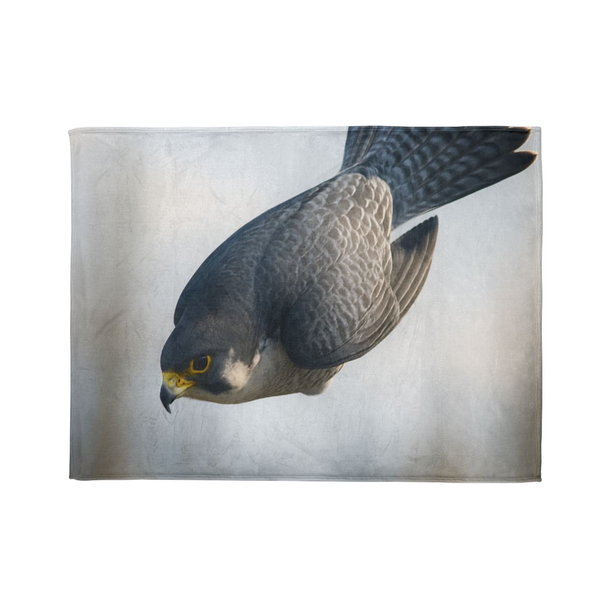 Comet Dive Peregrine Falcon soft fleece blankets