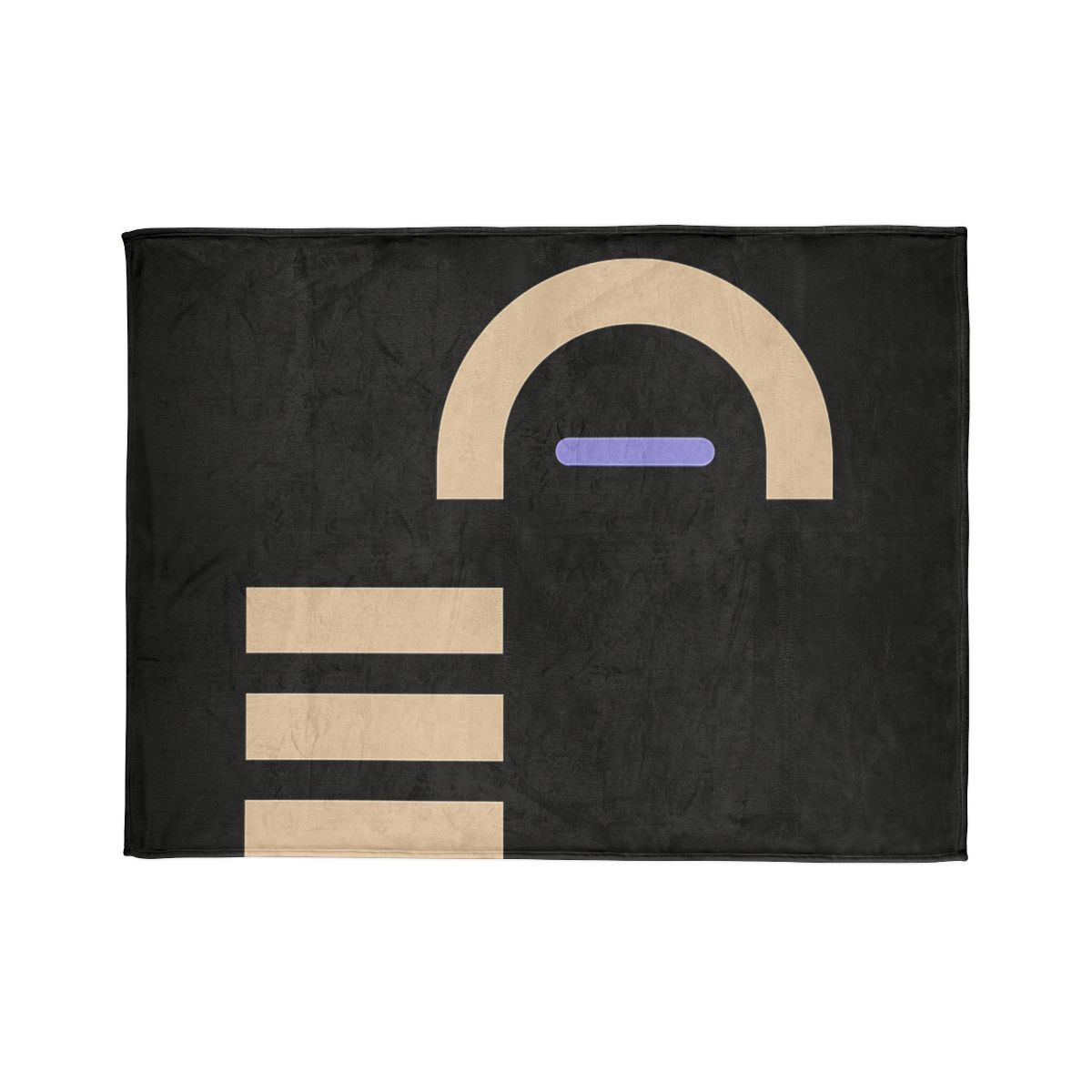 Corner Bars With Floating Half Ring designer printed blankets