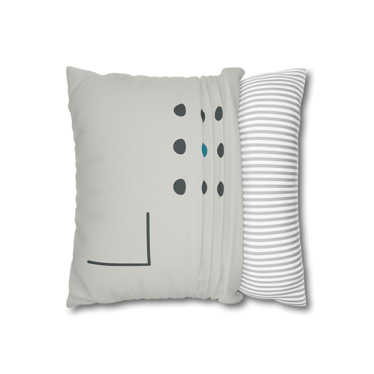 Sparse Dot Grid With Missing Corner custom pillow cases