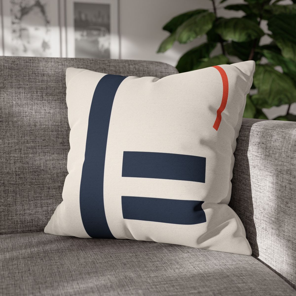 Offset Bars With Orbit Arc soft cotton pillow cases