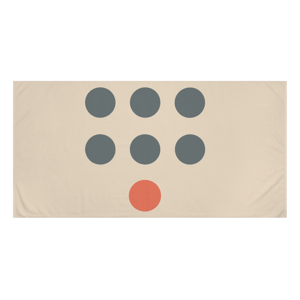 Staggered Dot Grid With Missing Cell decorative home towelscustom towels