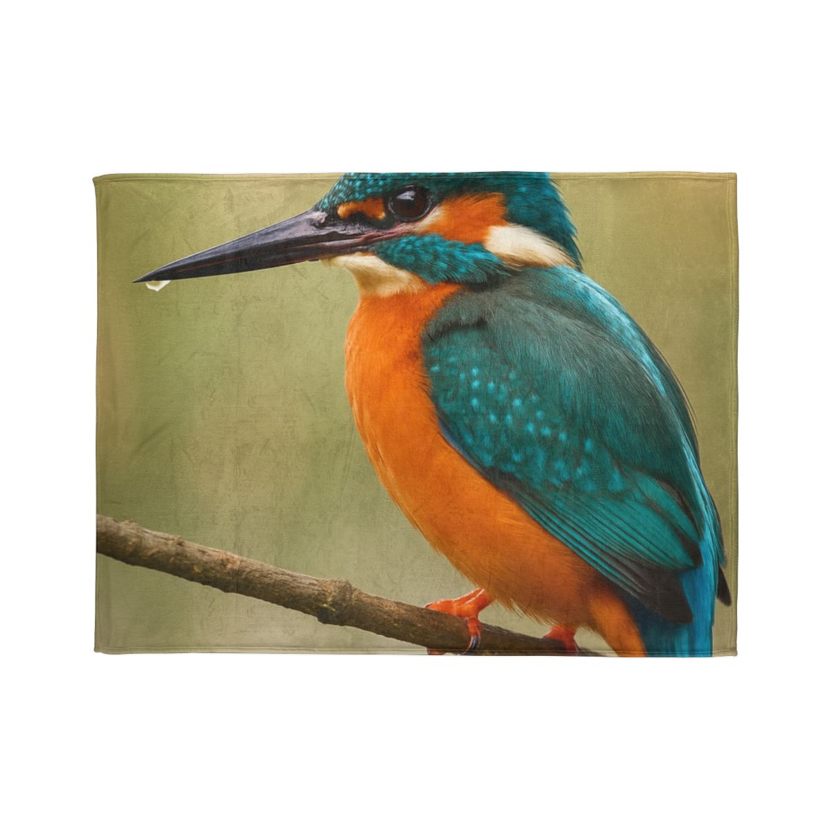 Emerald Flash Kingfisher custom blankets