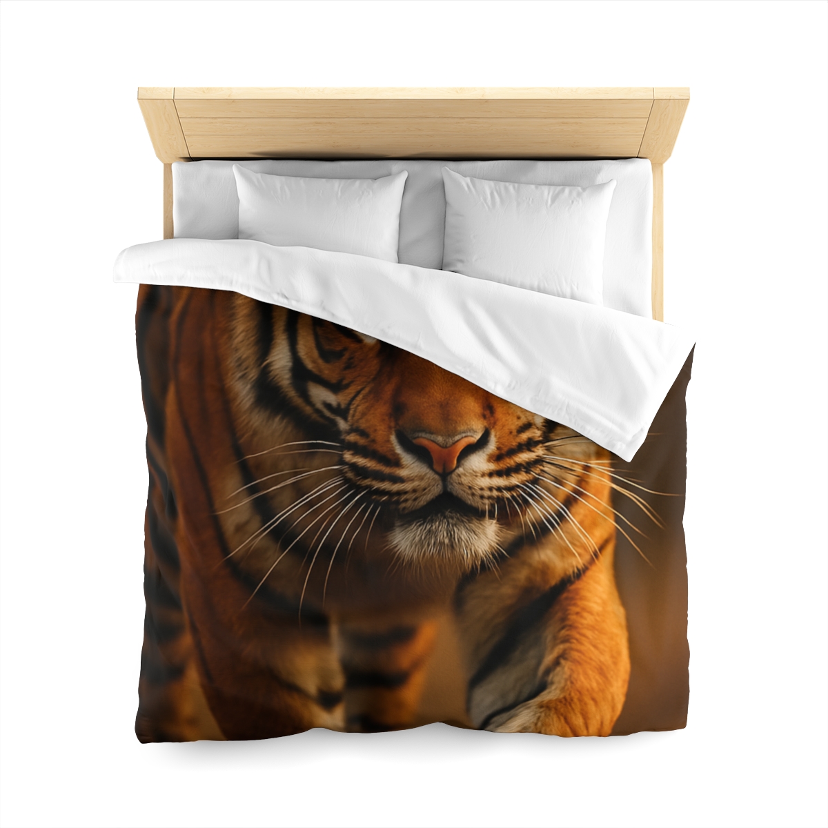 Dusk Herald Bengal Tiger designer printed duvets