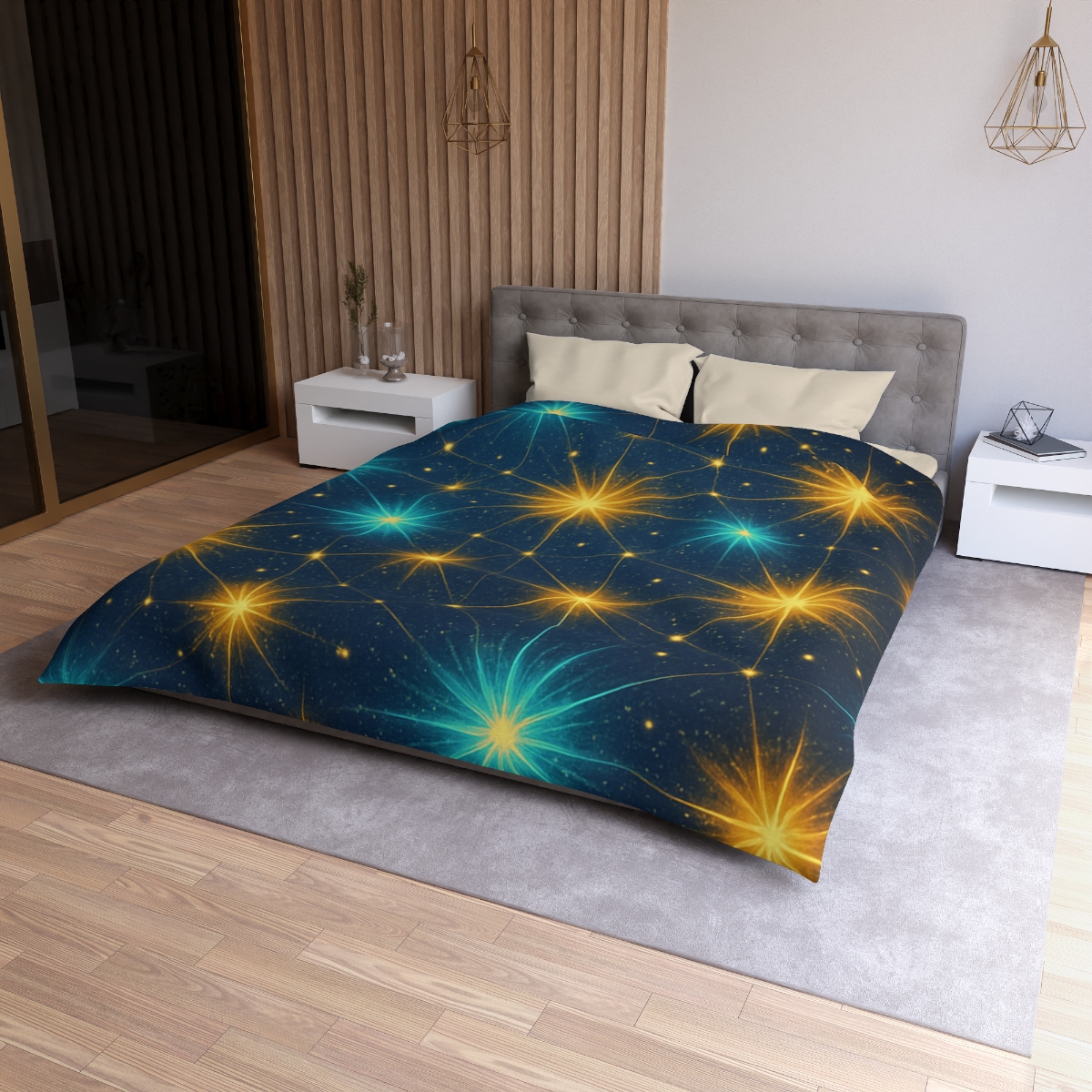 Starburst Lace Cluster stylish duvet covers
