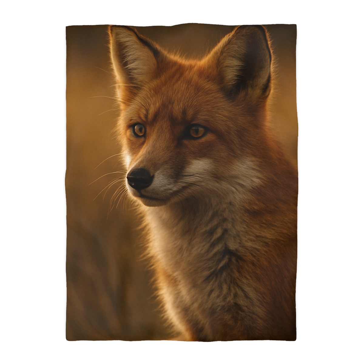 Crimson Whisper Red Fox stylish duvet covers