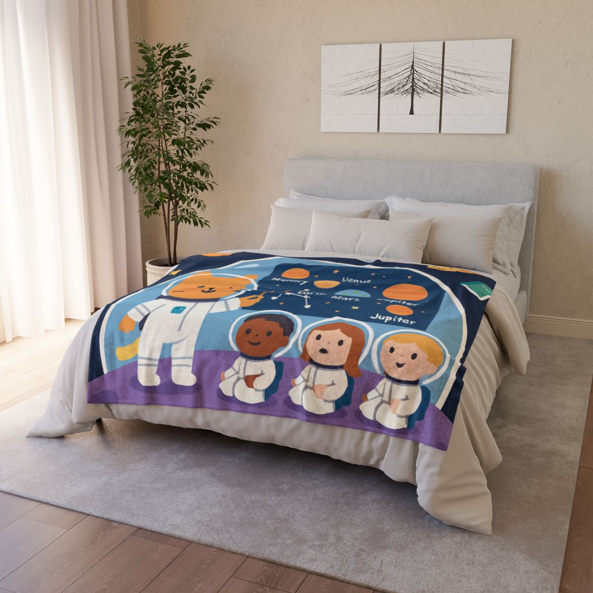 Comet Classroom In A Bubble Dome stylish throw blankets