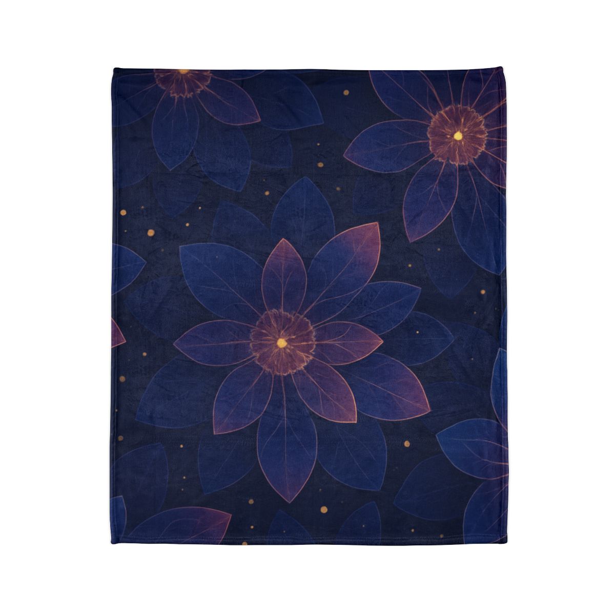 Petal Nebula Tessellation stylish throw blankets