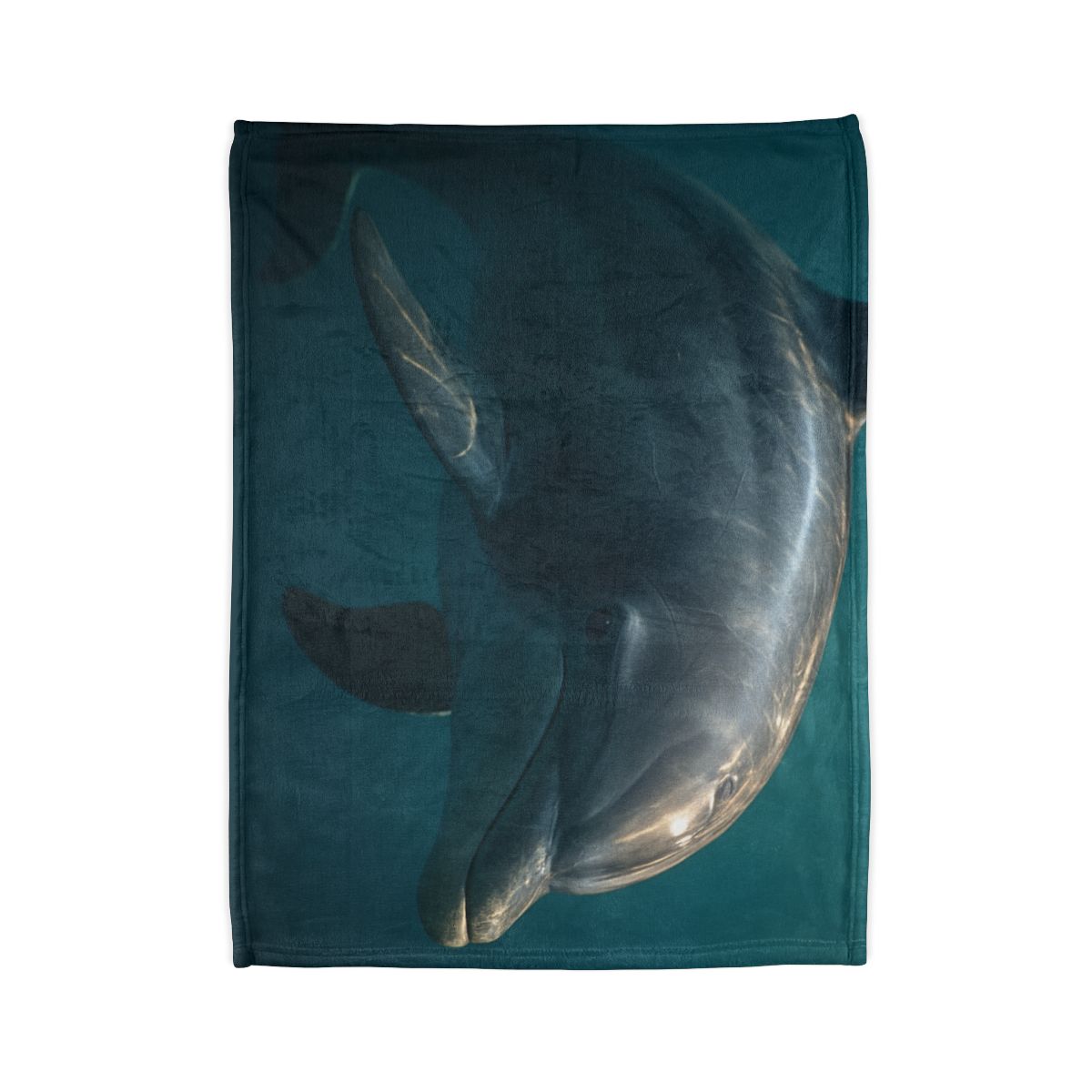 Nebula Drift Bottlenose Dolphin soft fleece blankets