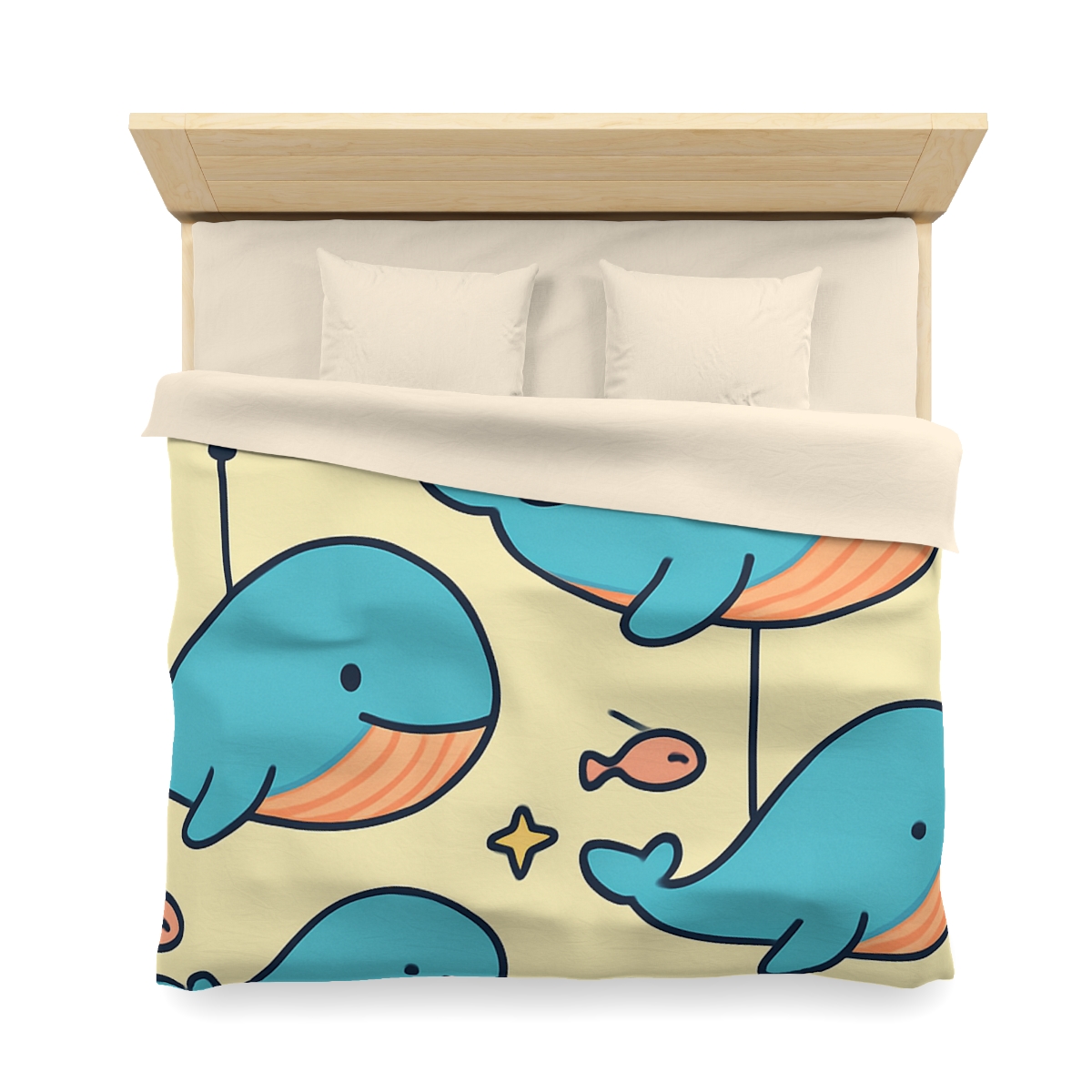 Cosmic Whale Parade duvets for gifts