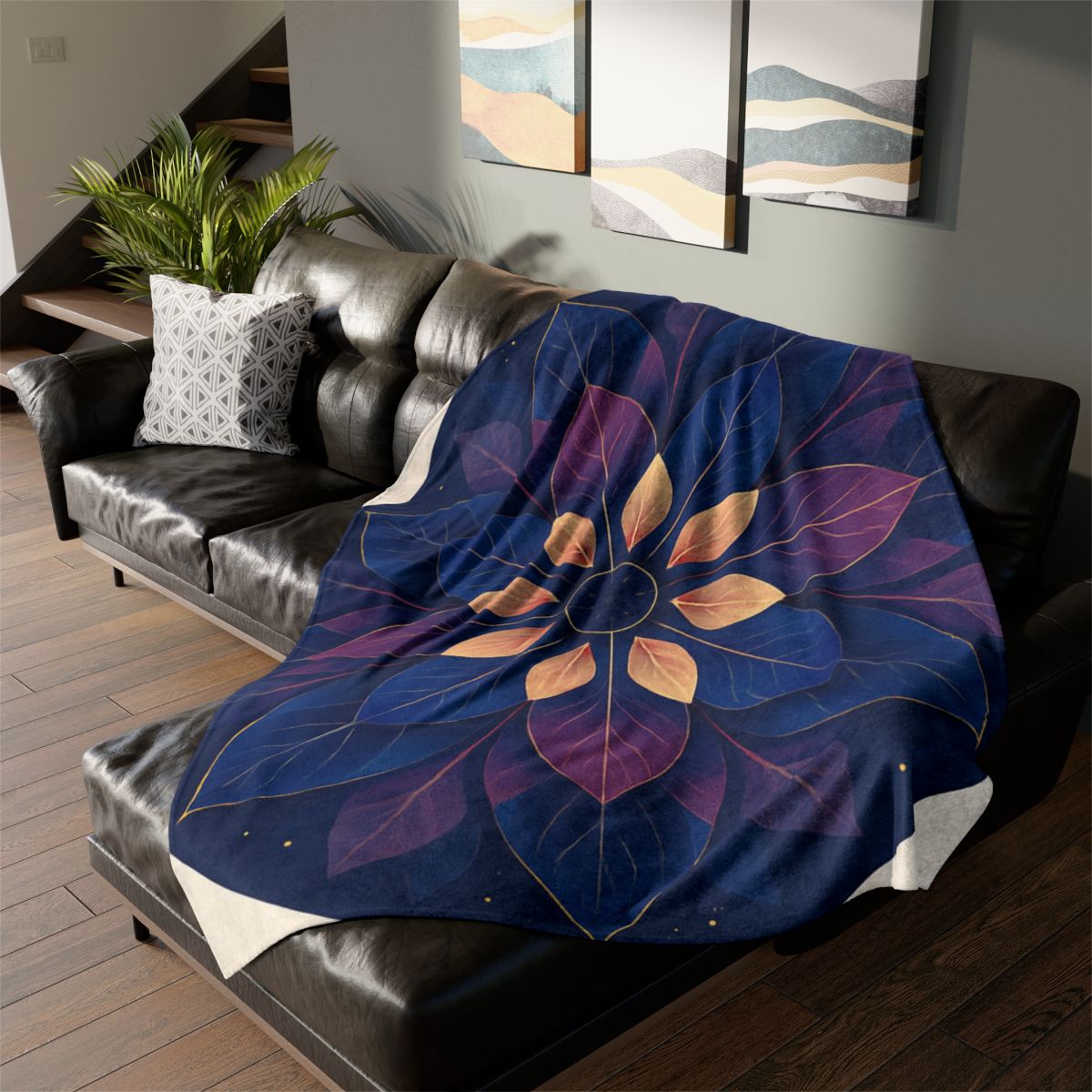 Petal Prism Mandala warm winter blankets