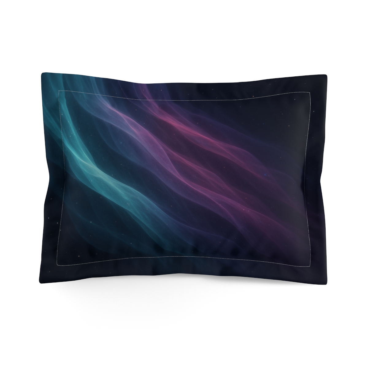 Prismatic Ion Veil Drift designer printed pillows