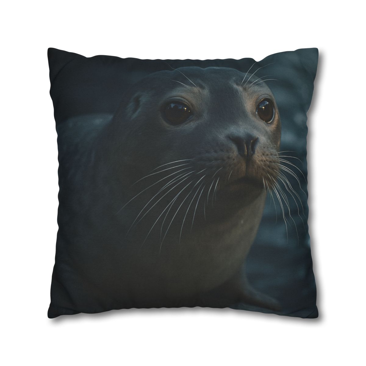 Moonlit Gaze Harbor Seal unique gift pillow cases