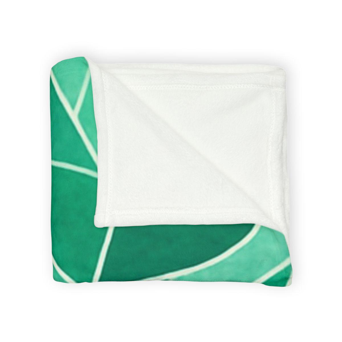 Crystal Leaf Mosaic designer printed blankets