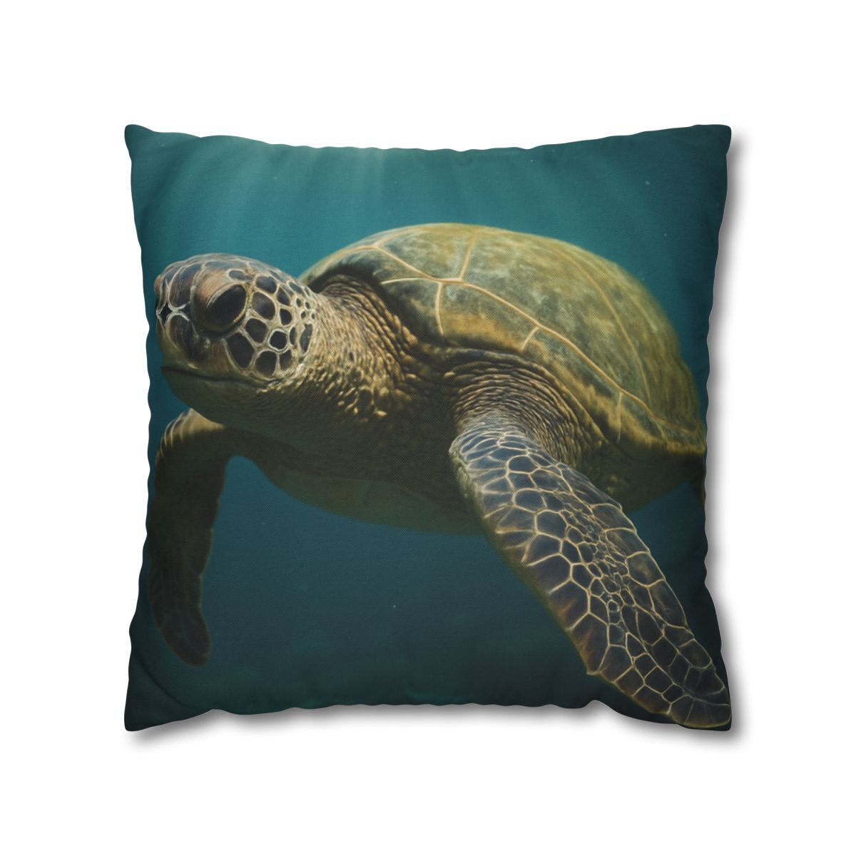 Glasswater Drift Green Sea Turtle unique gift pillow cases