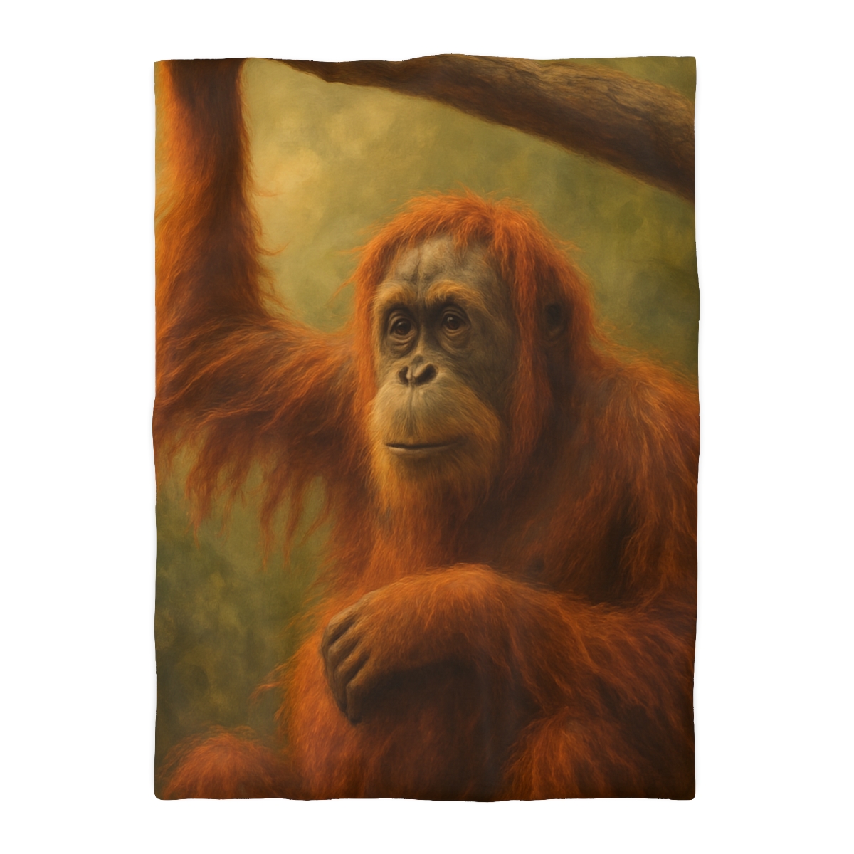 Canopy Sage Orangutan unique patterned duvets