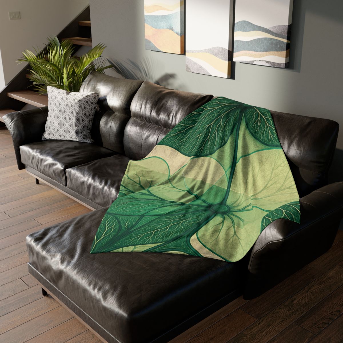 Leaf Vein Lacework custom blankets