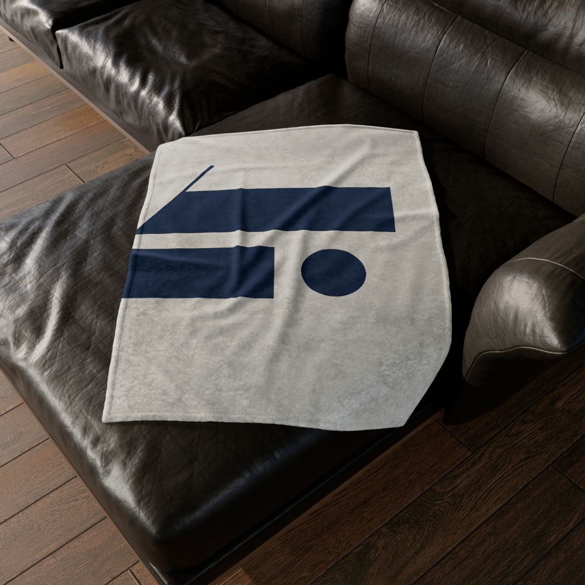 Quiet Triad With Split Column designer printed blankets