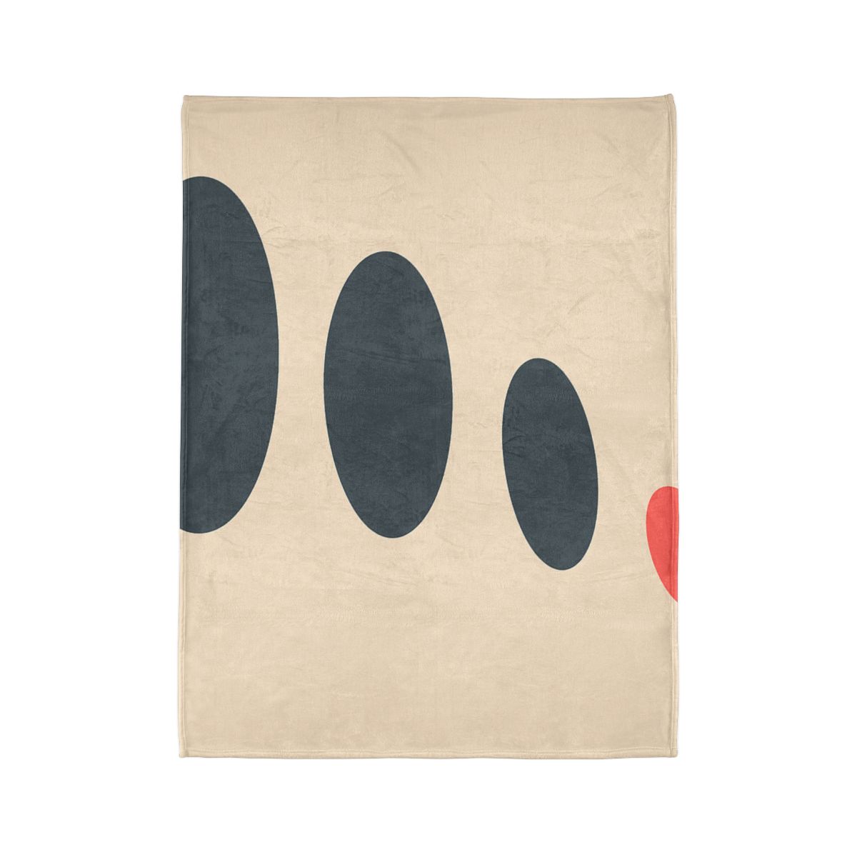 Staggered Ovals With Pause stylish throw blankets