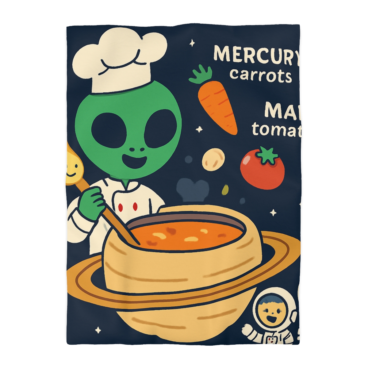 Solar System Soup Kitchen soft comforter duvets