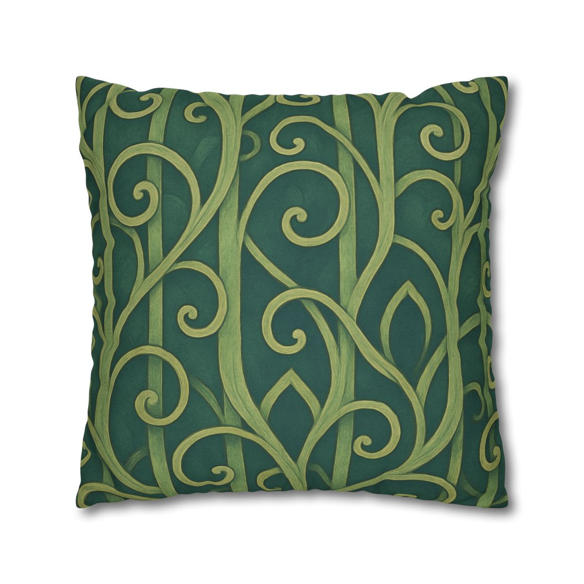 Tendriled Lattice Cascade designer print pillow cases