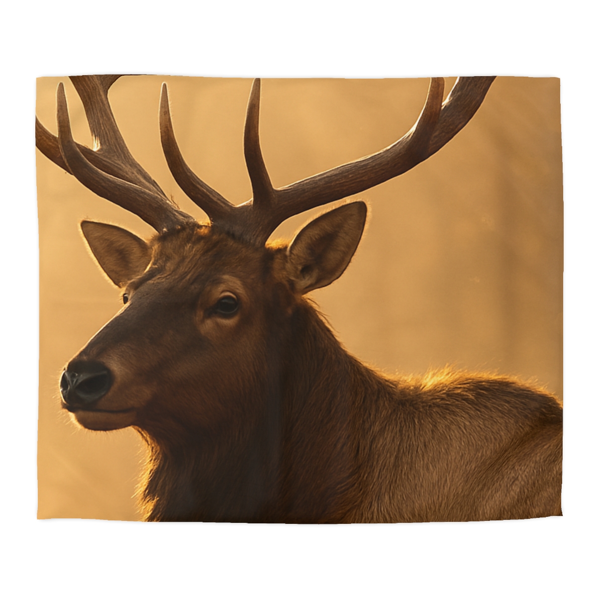 Antler Crown Mountain Elk personalized bedding duvets