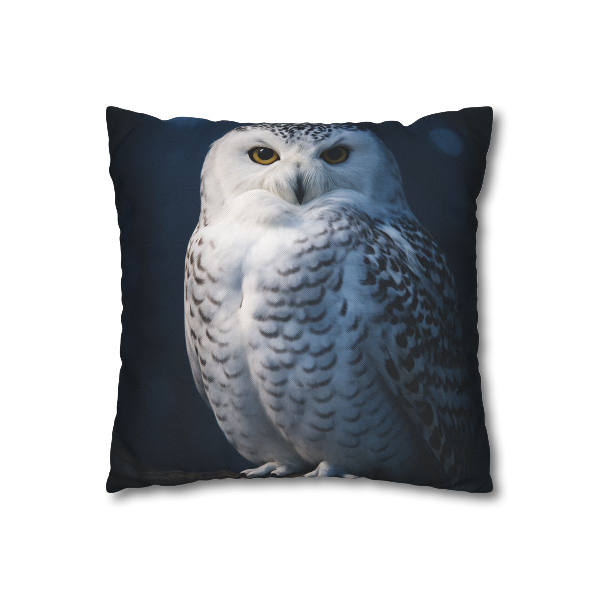Midnight Watch Snowy Owl soft cotton pillow cases