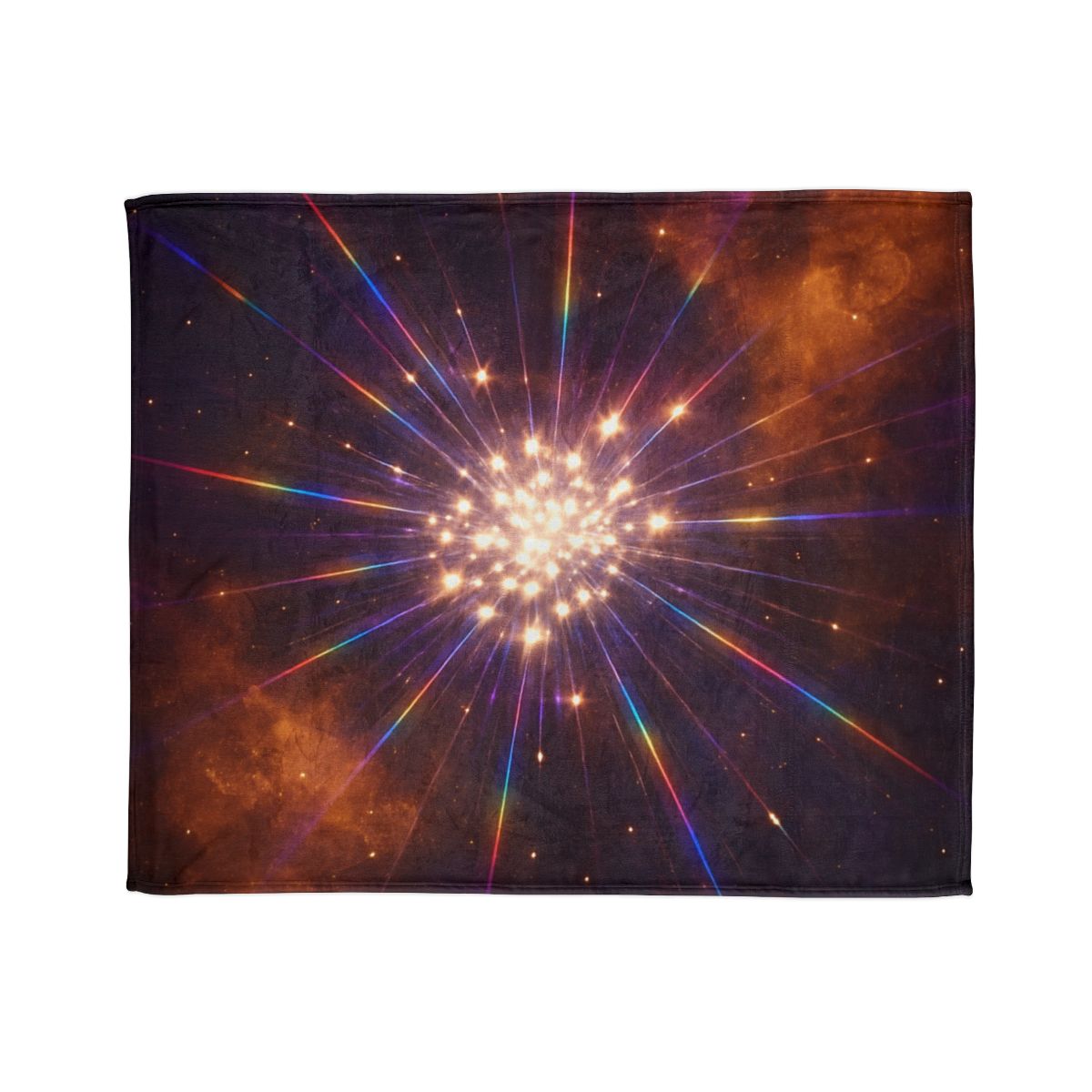 Starburst Cluster Mosaic designer printed blankets
