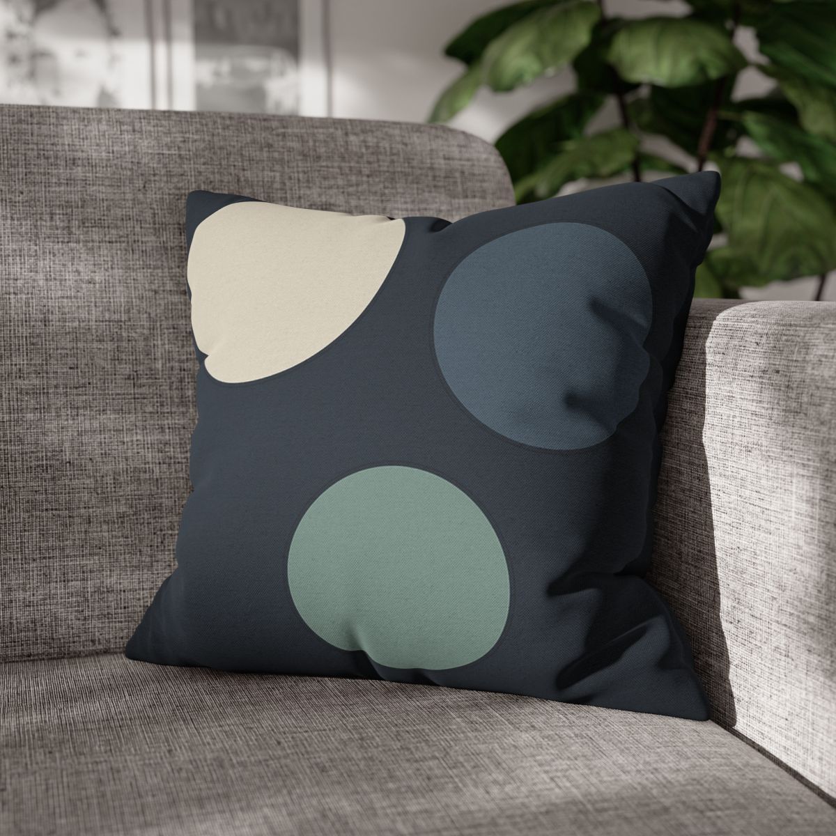 Staggered Circle Trio unique gift pillow cases