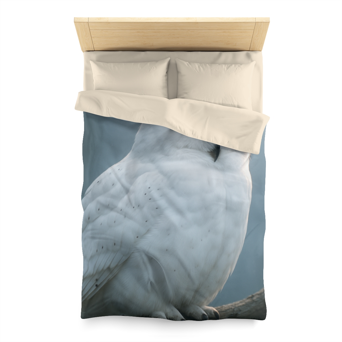 Twilight Watcher Snowy Owl stylish duvet covers