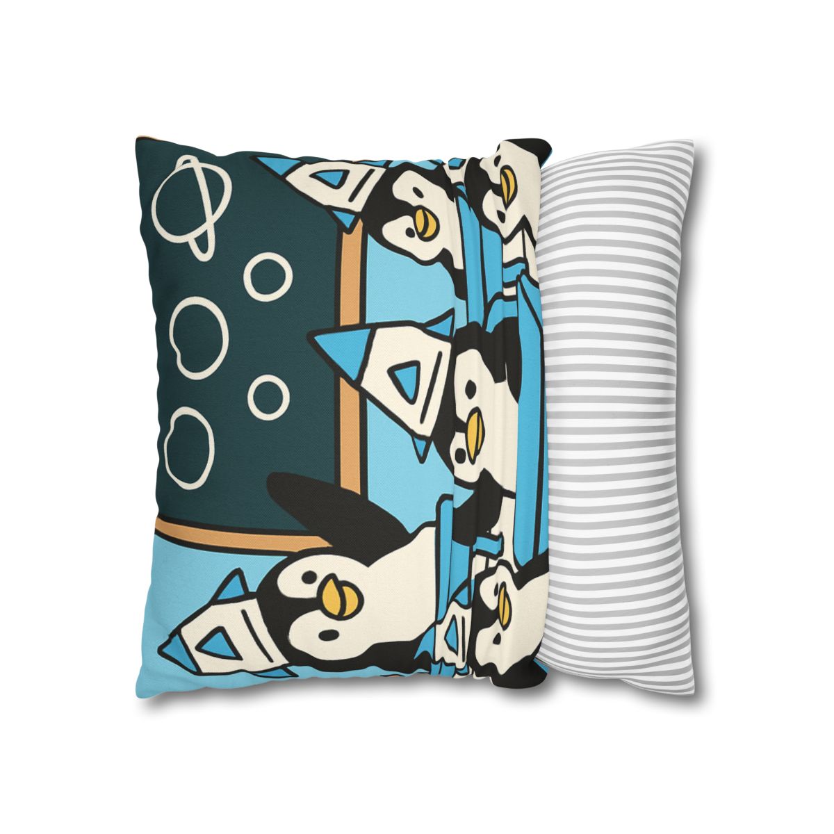 Rocket Penguin Class unique gift pillow cases