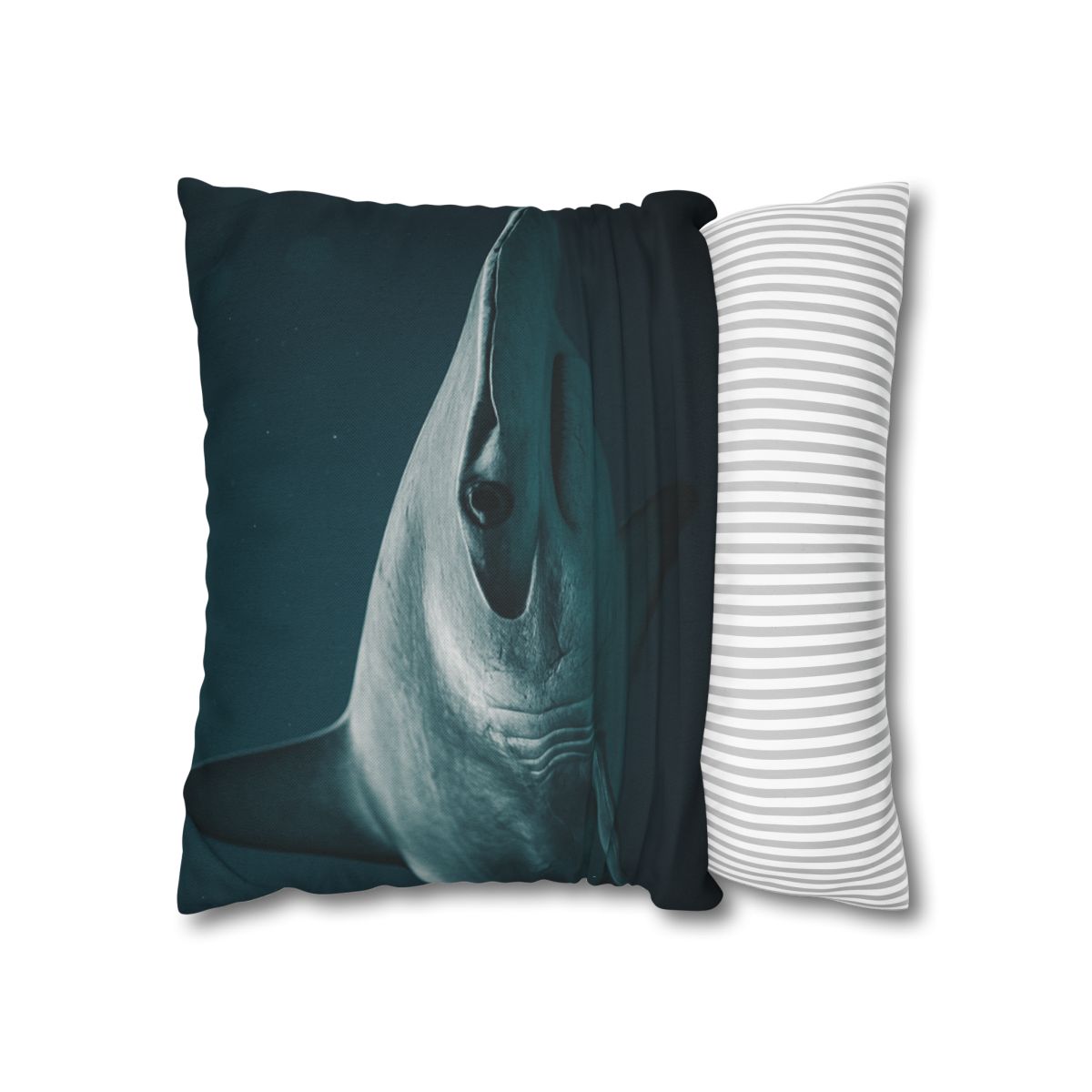 Midwater Silhouette Hammerhead Shark trendy patterned pillow cases