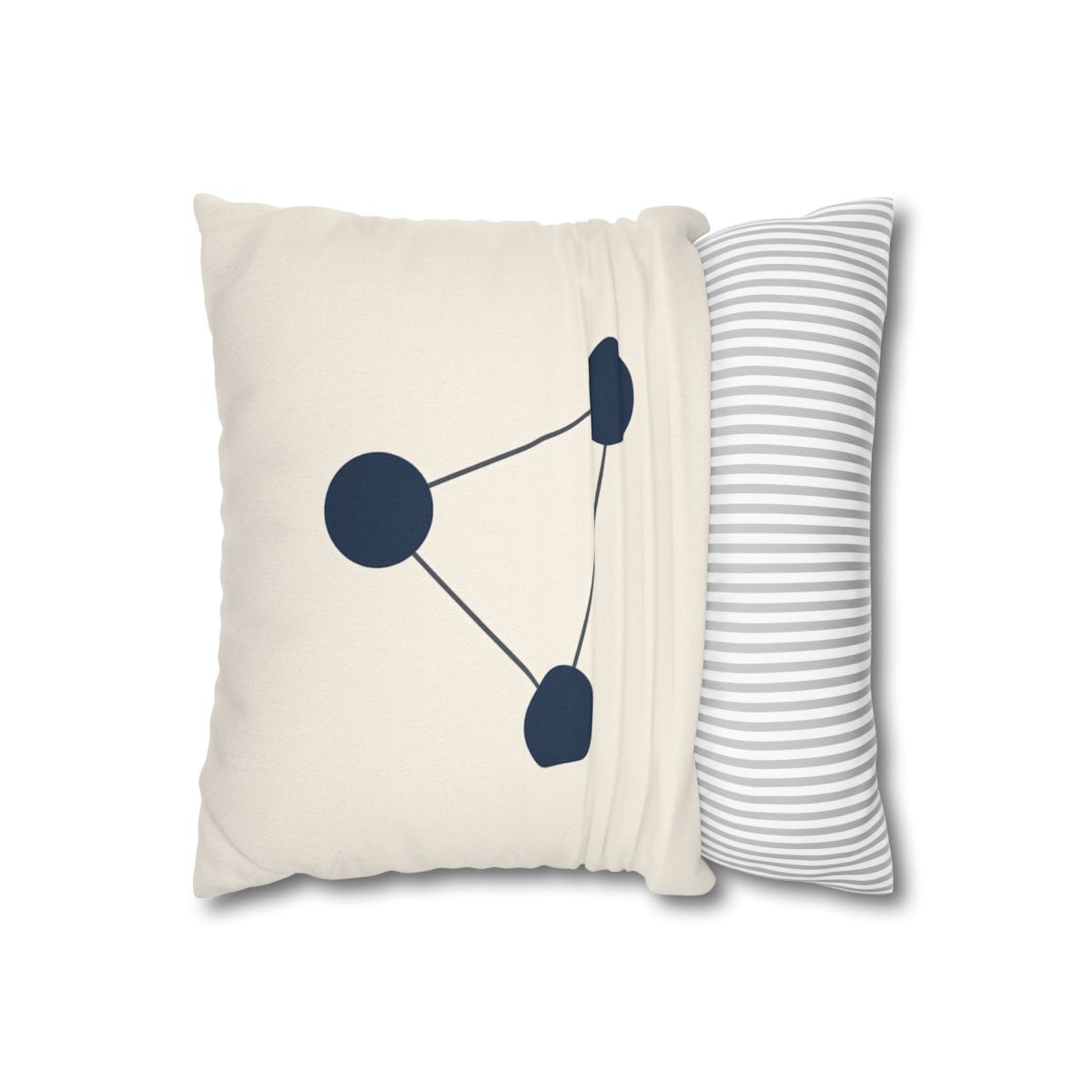 Orbital Line Cluster designer print pillow cases