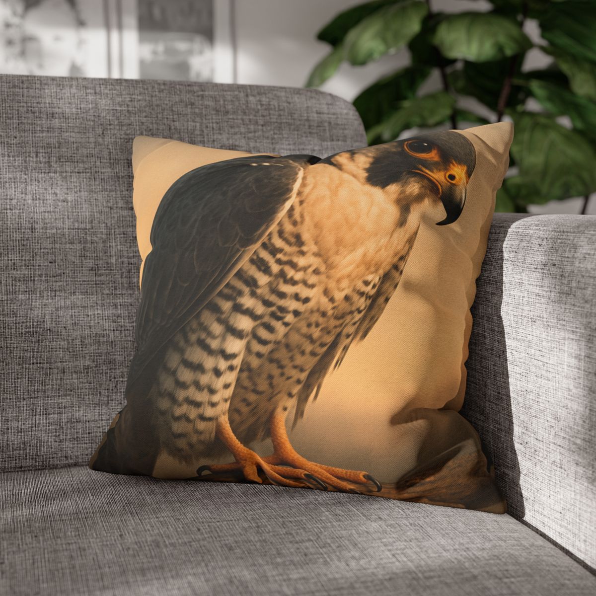 Solar Crest Peregrine Falcon trendy patterned pillow cases