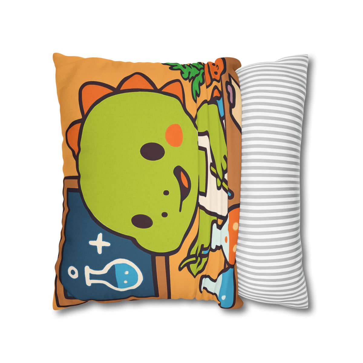 Dino Science Lab stylish decorative pillowcases