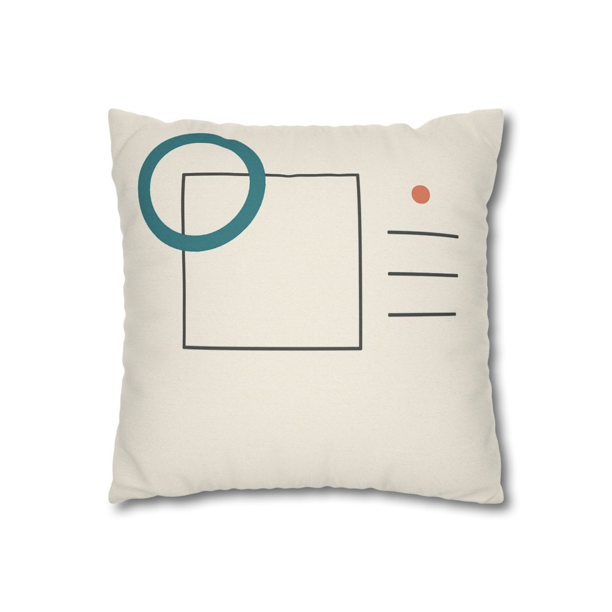 Open Frame With Drifted Ring soft cotton pillow cases