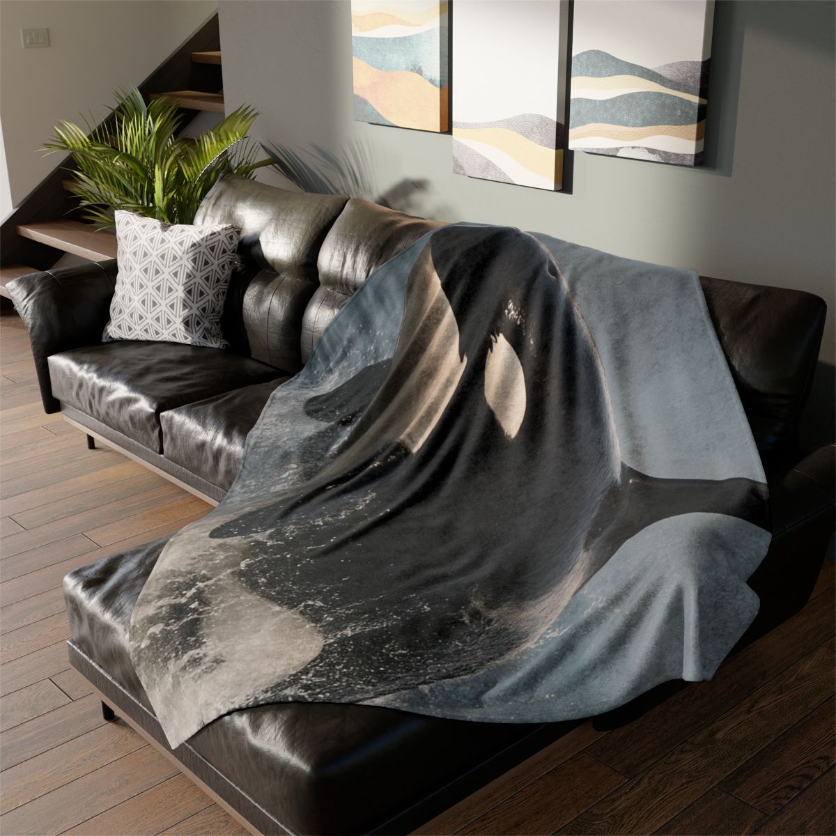 Storm Crest Orca trendy patterned blankets