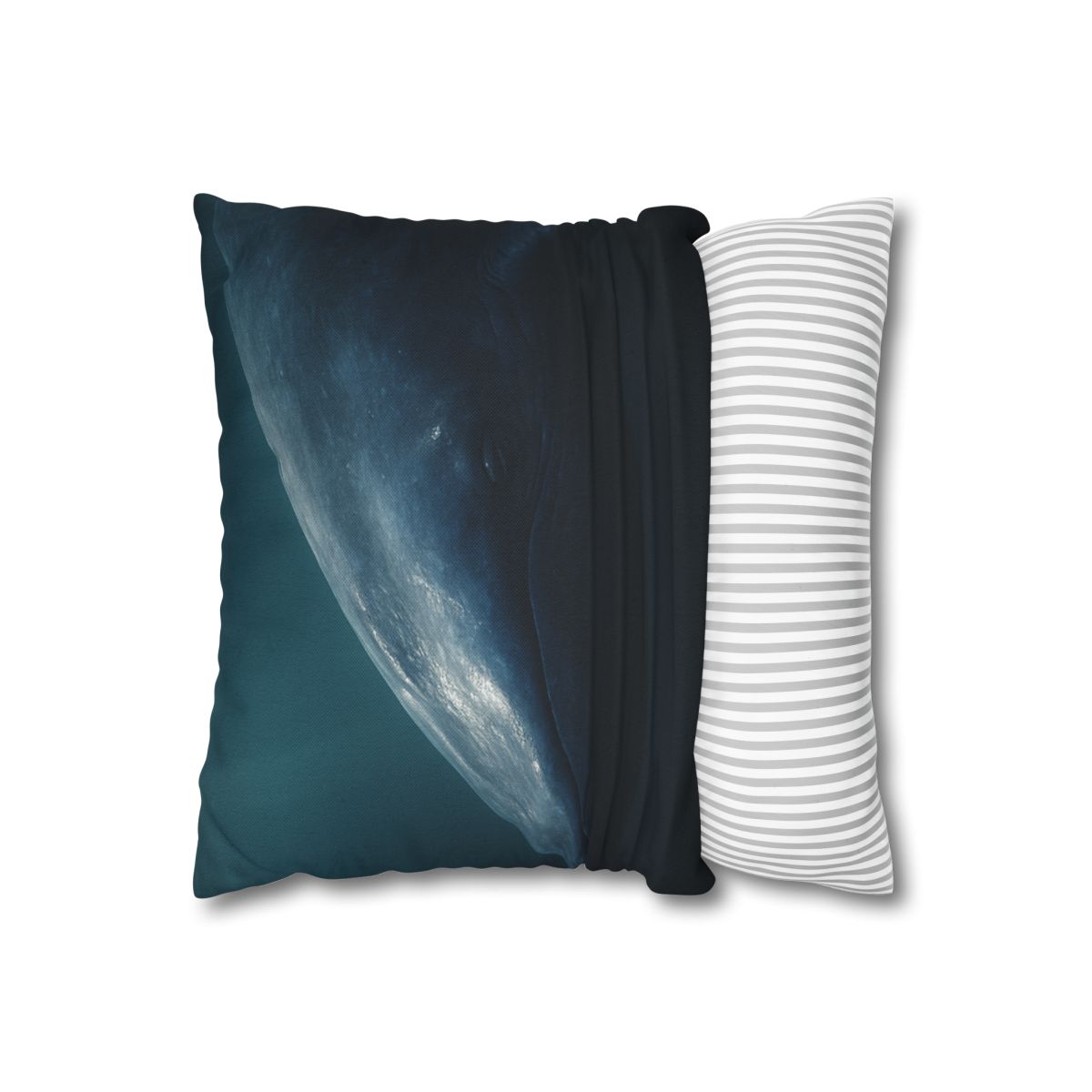 Ocean Song Blue Whale personalized pillow covers