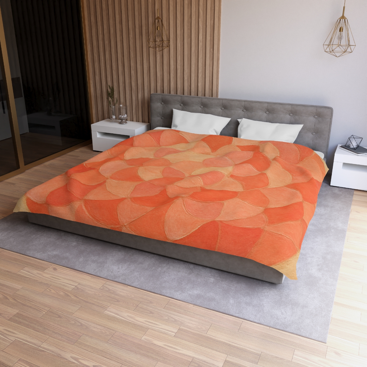 Petal Mosaic Halo personalized bedding duvets